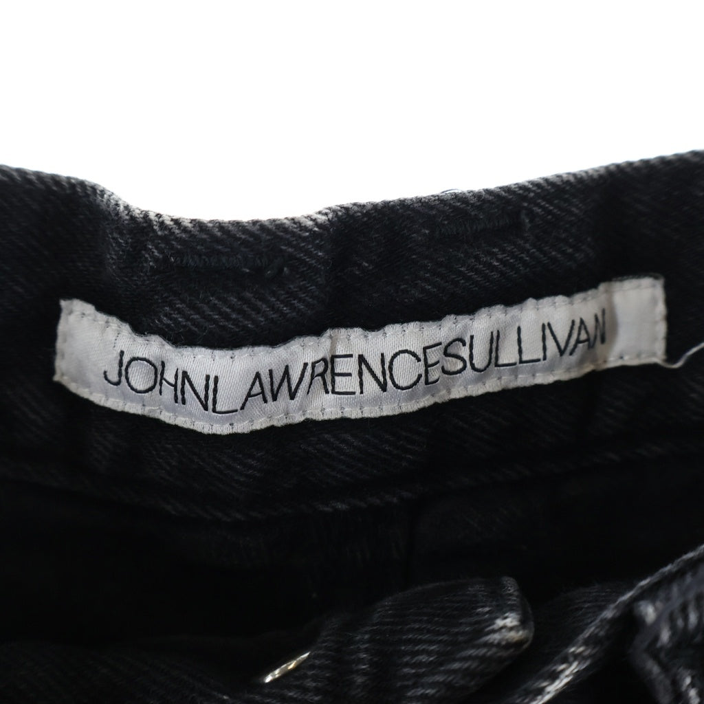 JOHN LAWRENCE SULLIVAN(ジョンローレンスサリバン) STRAP DENIM PANTS ストラップ デニムパンツ ブラック 2B013-0321-28