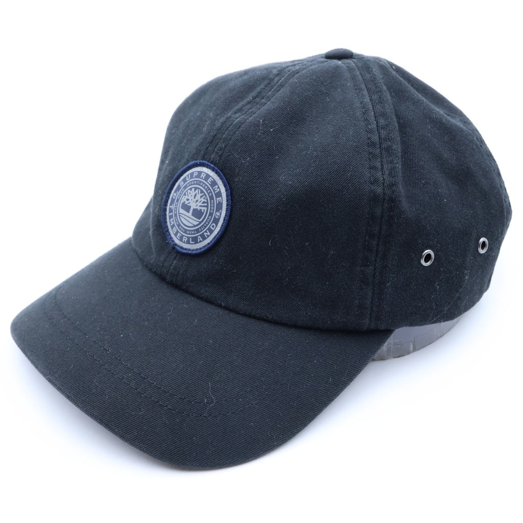 SUPREME(シュプリーム) 21AW×Timberland 6-Panel Cap 6パネル キャップ ブラック