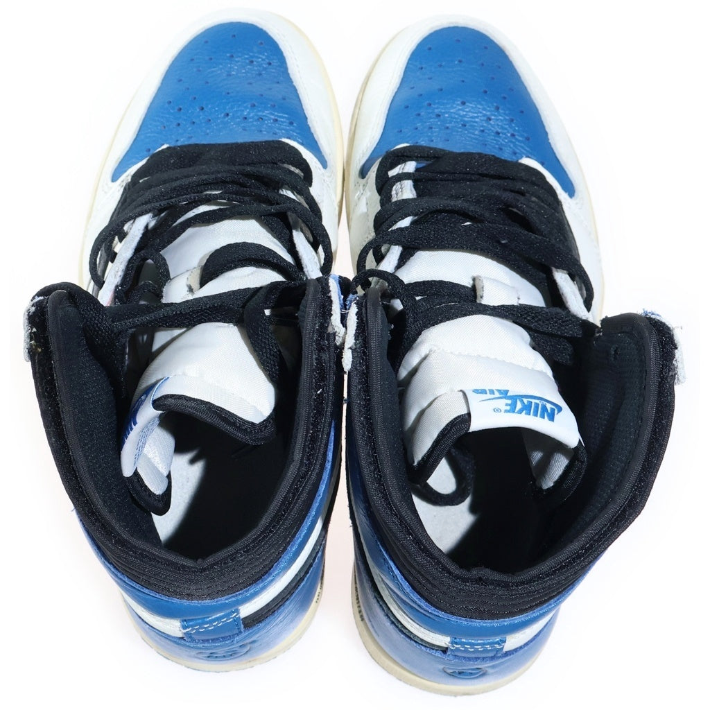 NIKE(ナイキ) ×TRAVIS SCOTT ×FRAGMENT DESIGN AIR JORDAN1 RETRO HIGH OG SP エアジョーダン1 ハイカットスニーカー US7.5/25.5cm DH3227-105