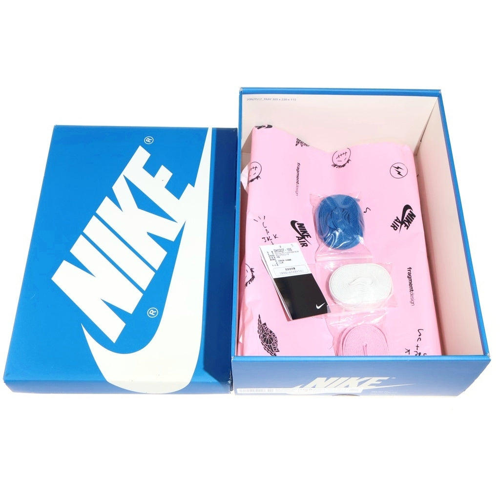 NIKE(ナイキ) ×TRAVIS SCOTT ×FRAGMENT DESIGN AIR JORDAN1 RETRO HIGH OG SP エアジョーダン1 ハイカットスニーカー US7.5/25.5cm DH3227-105