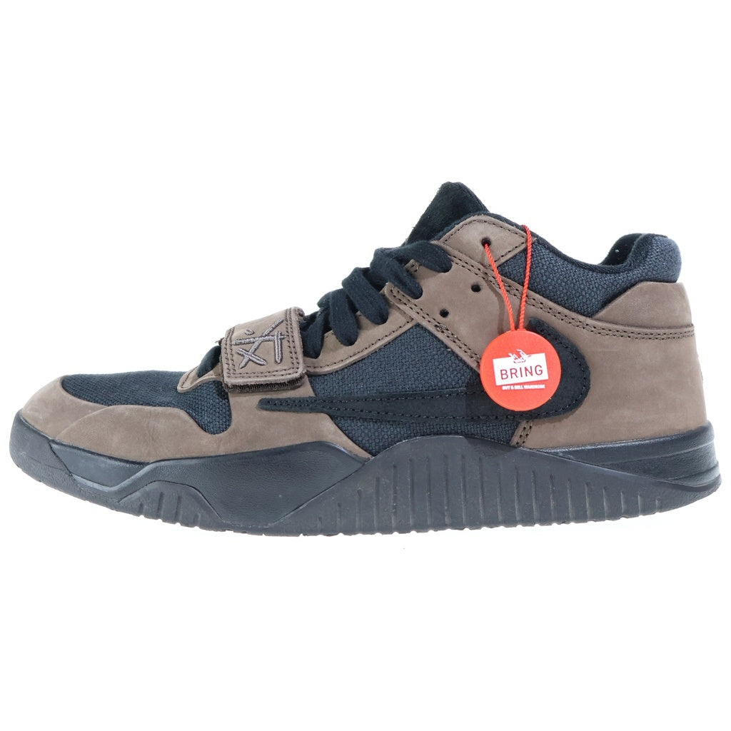 NIKE(ナイキ) ×Travis Scott JORDAN JUMPMAN JACK TR CJ1 T-REXX トラヴィススコット ジョーダン ジャンプマンジャック ローカットスニーカー ブラウン/ブラック US9.5/27.5cm FZ8117-204