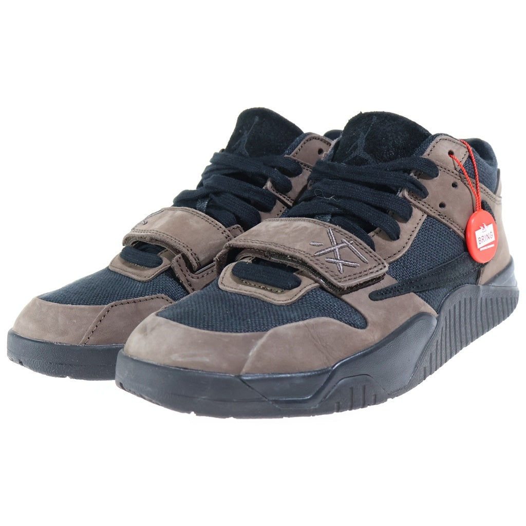NIKE(ナイキ) ×Travis Scott JORDAN JUMPMAN JACK TR CJ1 T-REXX トラヴィススコット ジョーダン ジャンプマンジャック ローカットスニーカー ブラウン/ブラック US9.5/27.5cm FZ8117-204
