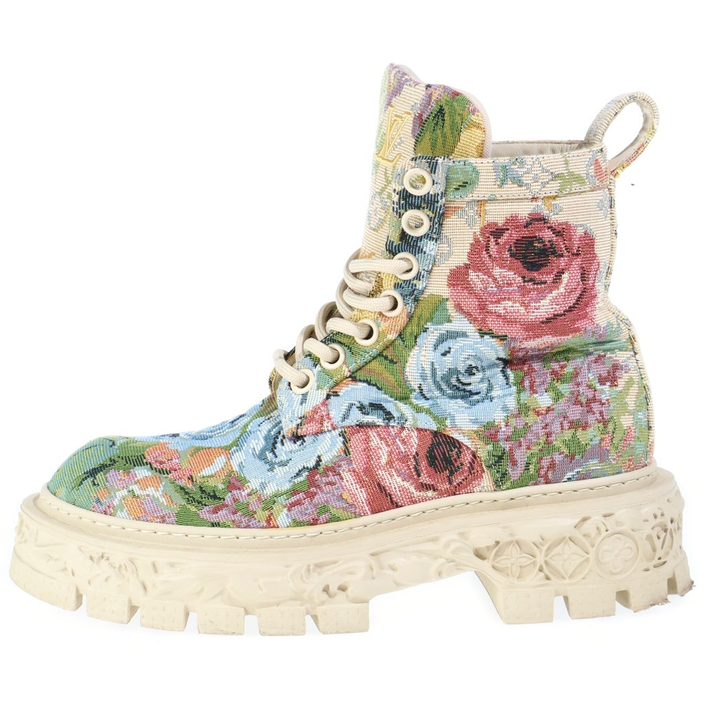 LOUIS VUITTON(ルイヴィトン) Baroque Ranger Boot LV バロック・ライン レンジャー ブーツ ハイカットブーツ マルチカラー 1AAHBN