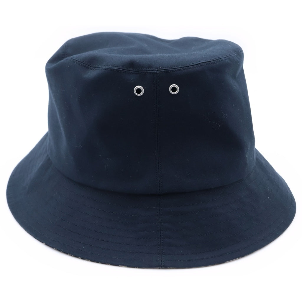 Christian Dior(クリスチャンディオール) オブリーク柄 バケットハット 帽子 ネイビー/グレー 95TDD923A130