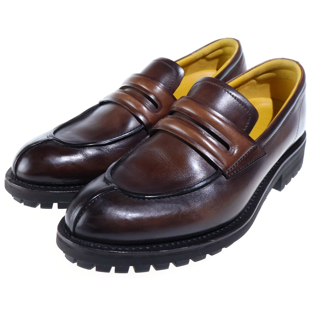 Berluti(ベルルッティ) NEW OSLO ニュー オスロ ヴェネチア カーフレザー ローファー ブラウン