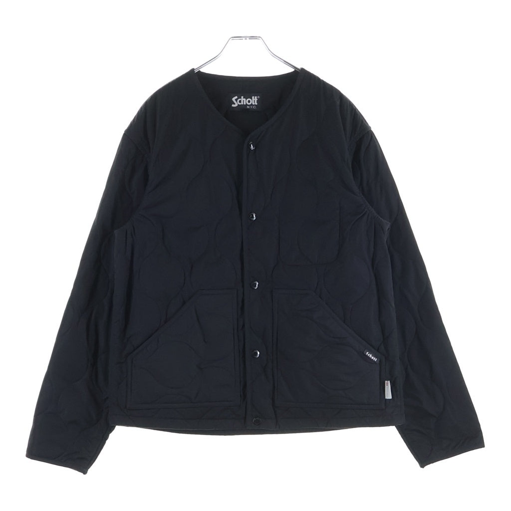 SCHOTT(ショット) Quilted Jacket キルティングジャケット ブラック 3192067