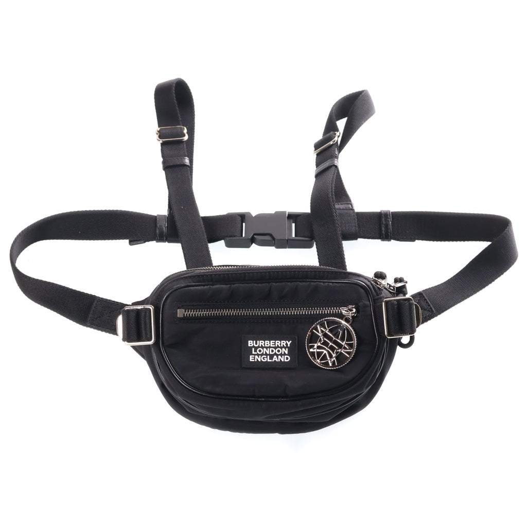 BURBERRY(バーバリー) Nylon Cannin Pack BodyBag ナイロン ボディバッグ ブラック 8028242