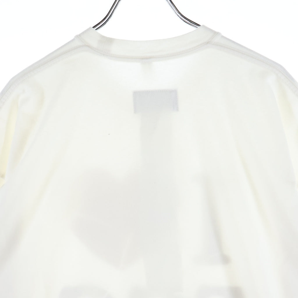 doublet(ダブレット) 26SS I LOVE EGG T-SHIRT プリント半袖Tシャツ カットソー ホワイト 26SS33CS428