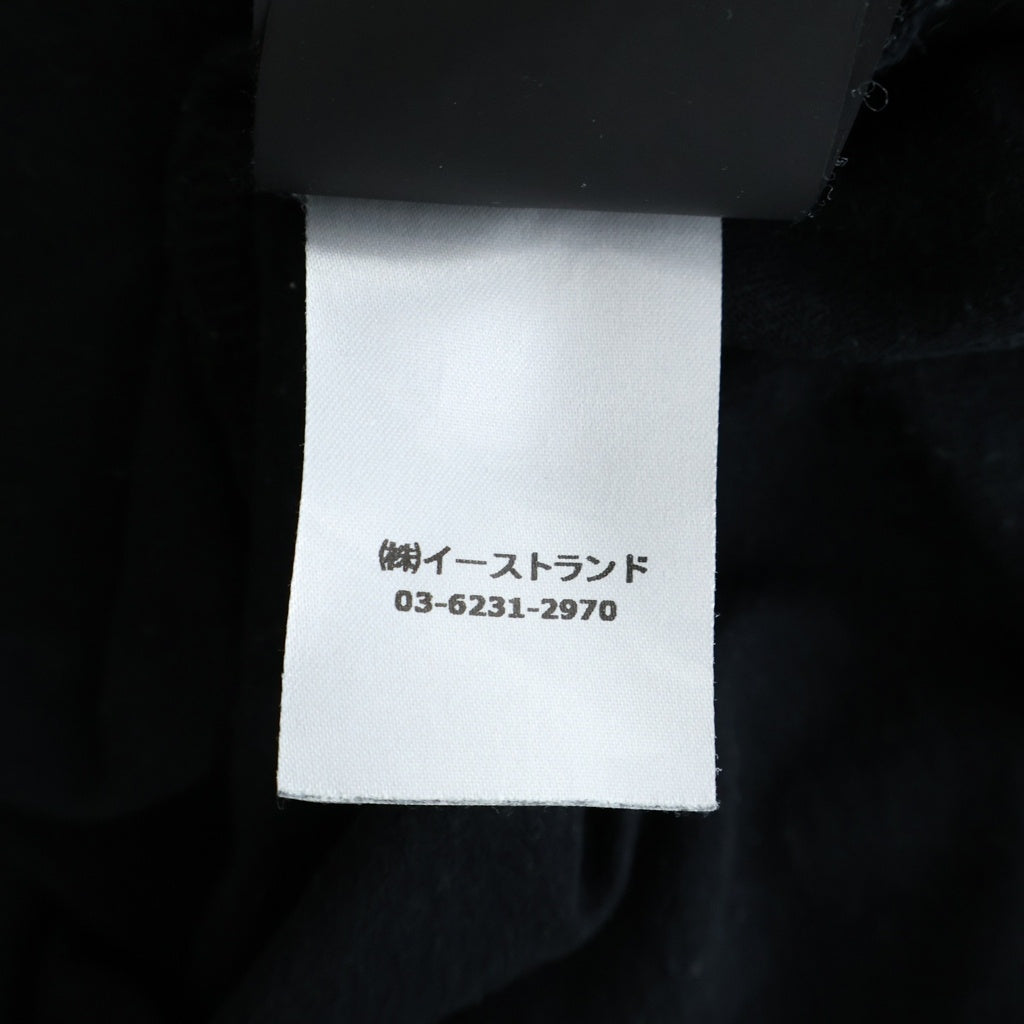 Palm Angels(パームエンジェルス) New College Logo Over T-shirt ニューカレッジロゴ オーバー 半袖Tシャツ カットソー ブラック PMAA047R20413027