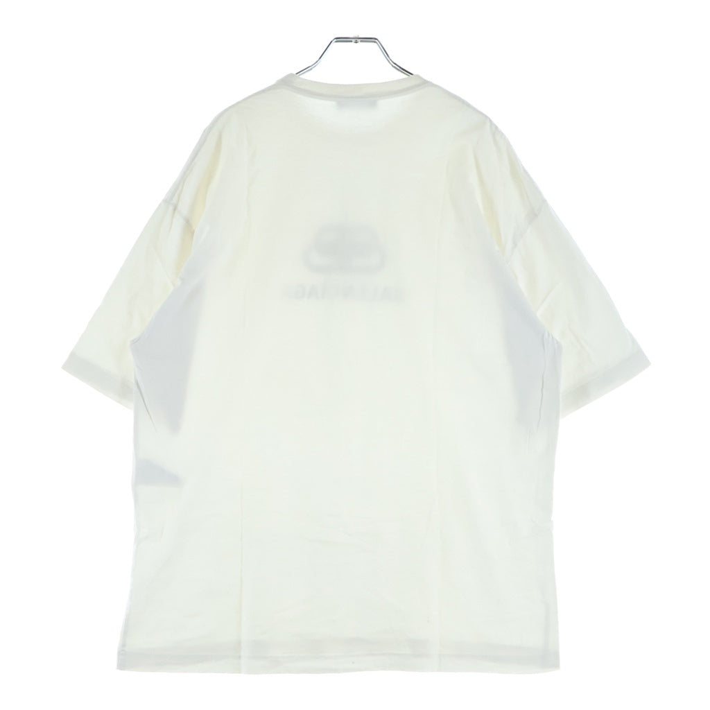 BALENCIAGA(バレンシアガ) 19SS BBロゴプリント 半袖Tシャツ カットソー ホワイト 570803 TEV48