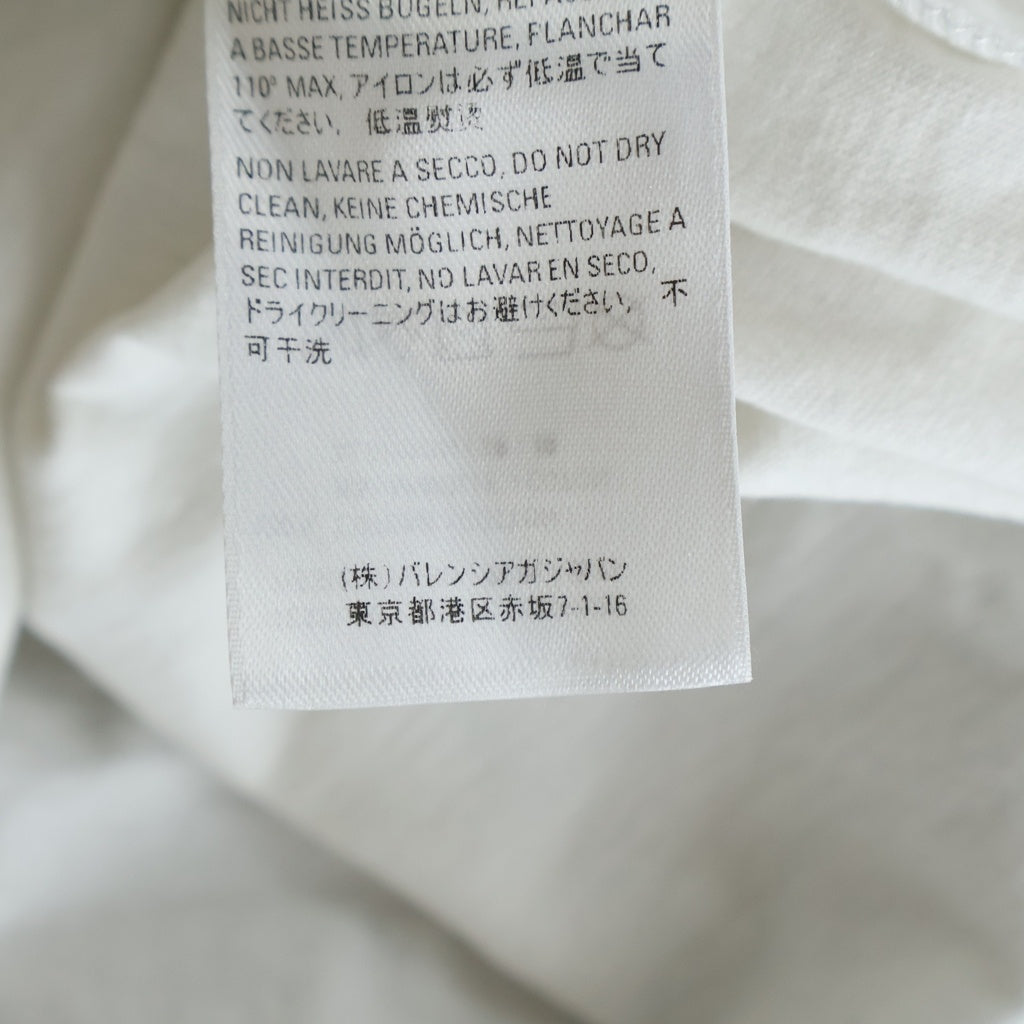 BALENCIAGA(バレンシアガ) 19SS BBロゴプリント 半袖Tシャツ カットソー ホワイト 570803 TEV48
