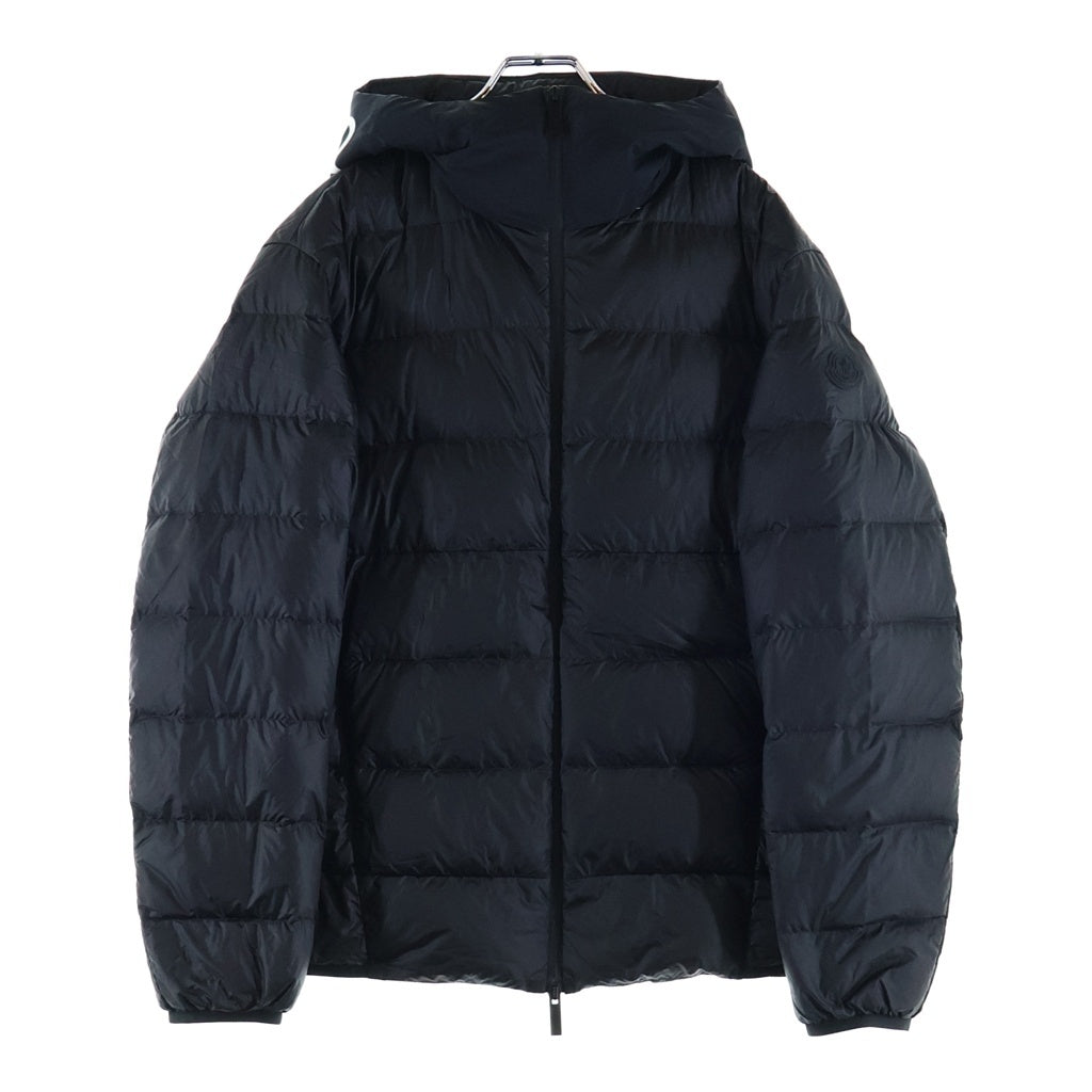MONCLER(モンクレール) 23SS PROVINS GIUBBOTTO フードロゴ刺繍 ライトダウンジャケット ブラック I10911A00092 53279