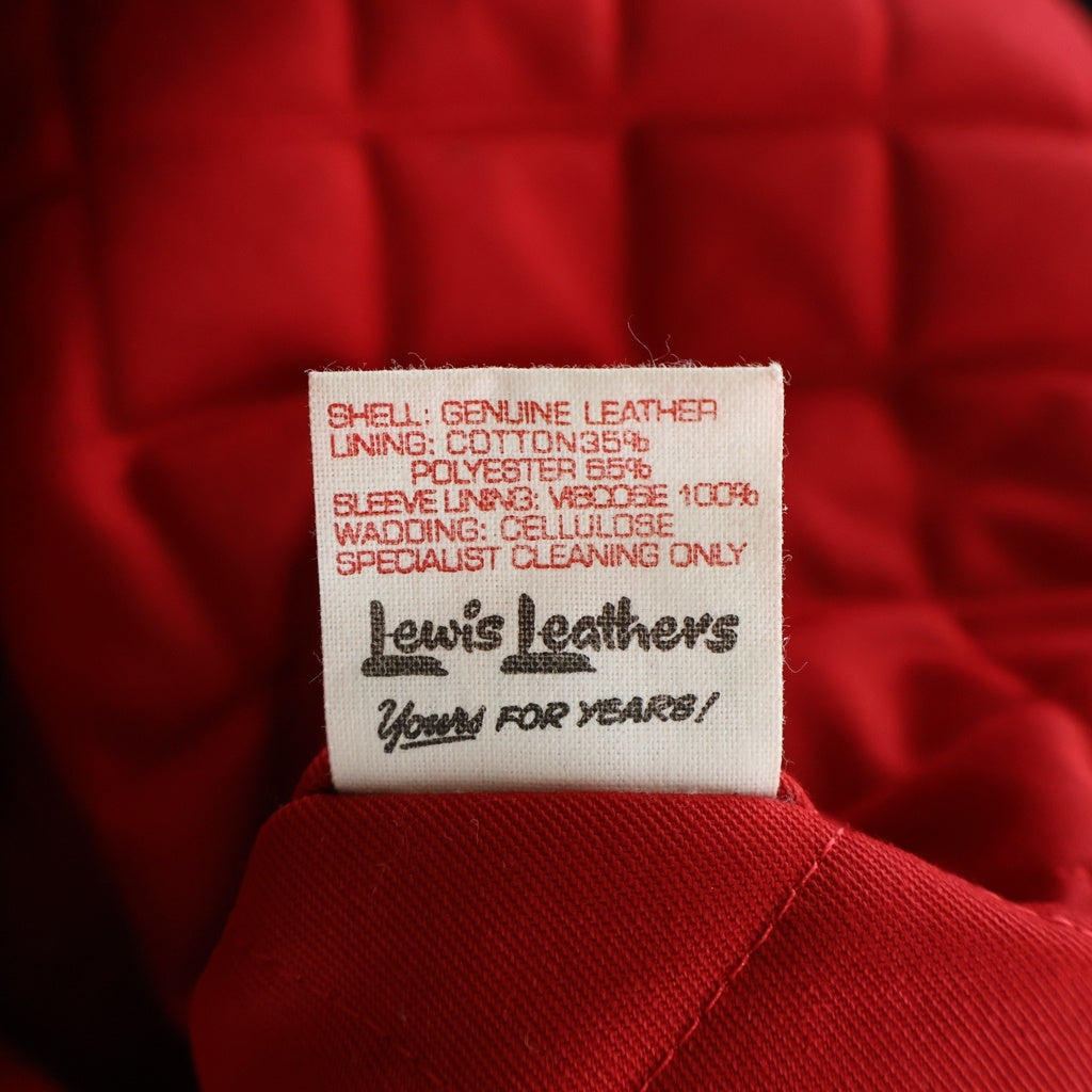 Lewis Leathers(ルイスレザー) AVIAKIT CYCLONE サイクロン ジップアップ レザー ダブルライダースジャケット ブラック