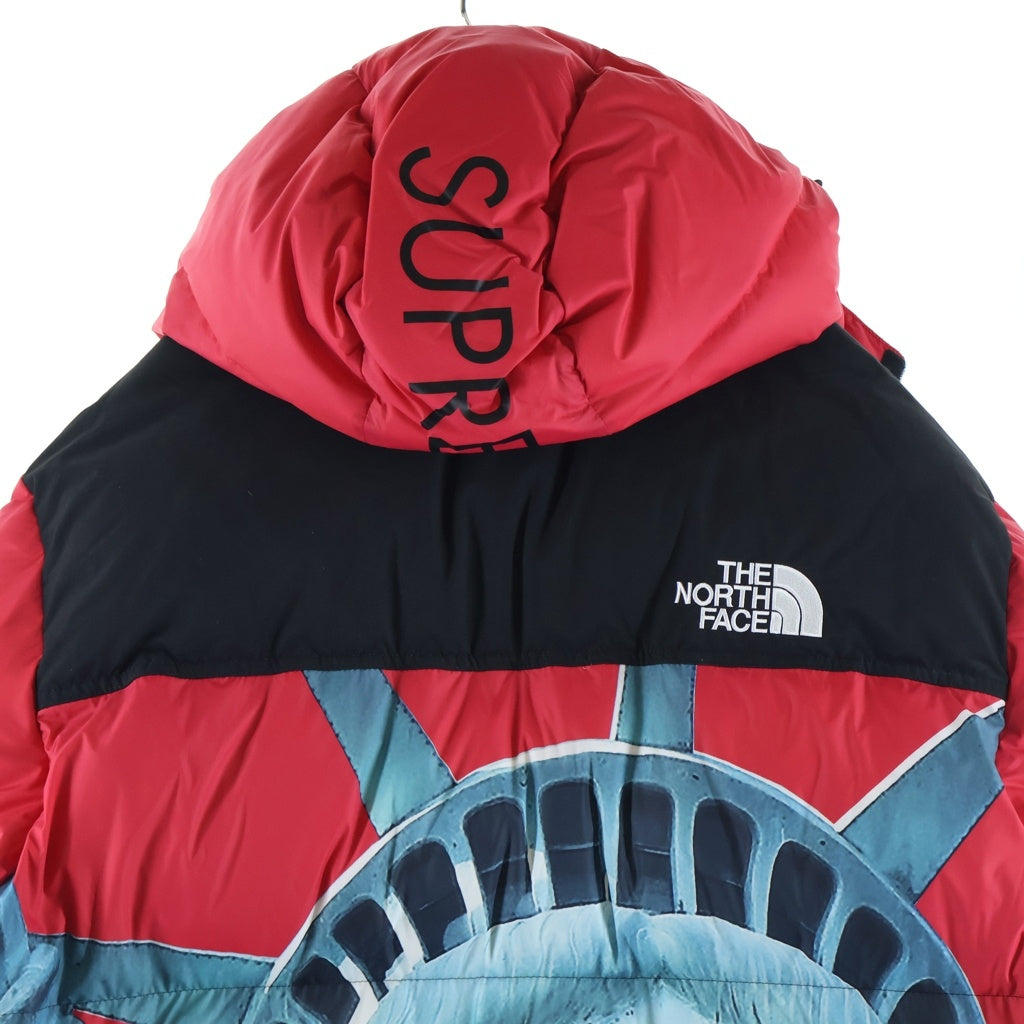 SUPREME(シュプリーム) 19AW × THE NORTH FACE Statue of Liberty Baltoro Jacket ×ノースフェイス スタチューオブリバティー 自由の女神 バルトロ ダウンジャケット レッド ND91901I