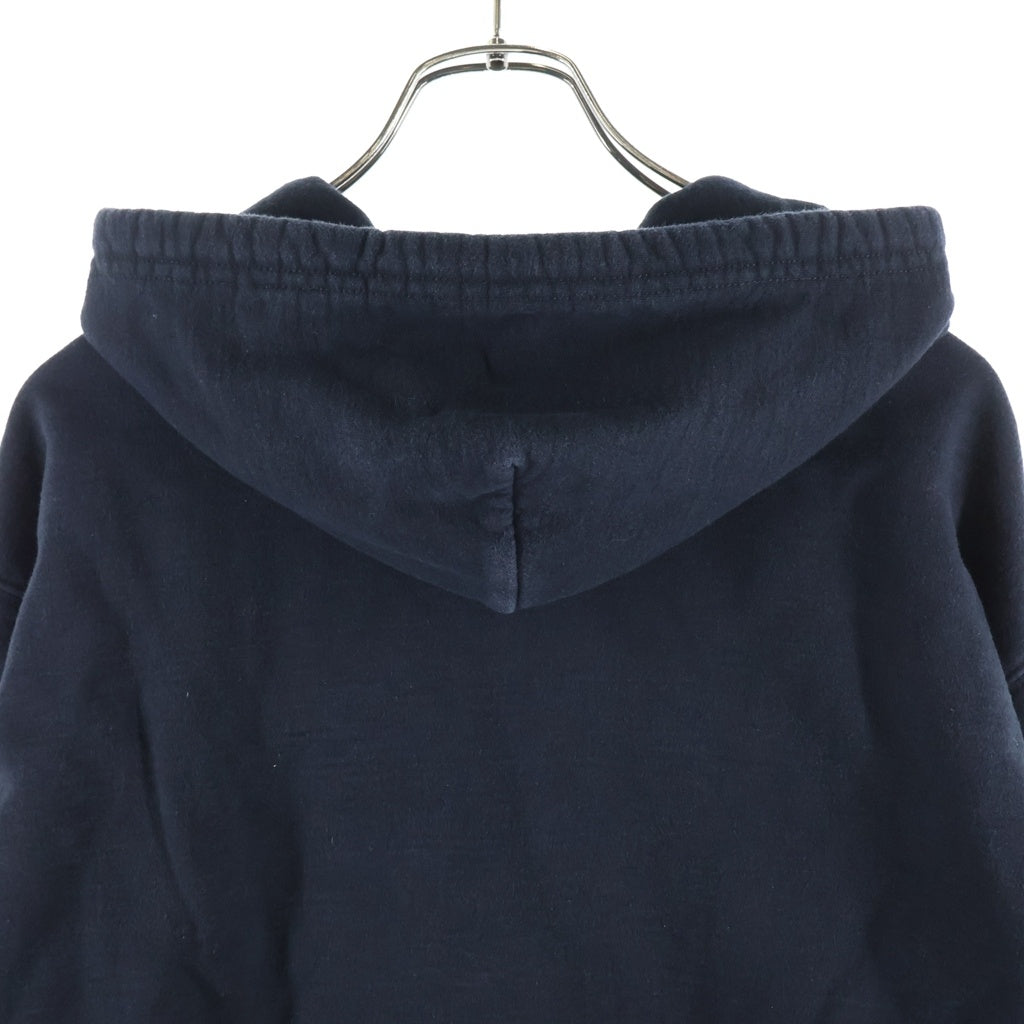 CHROME HEARTS(クロムハーツ) THERMAL SWTSHRT HD ZIP 裏地サーマル ロゴプリント ダガージップアップパーカー フーディー ブラック
