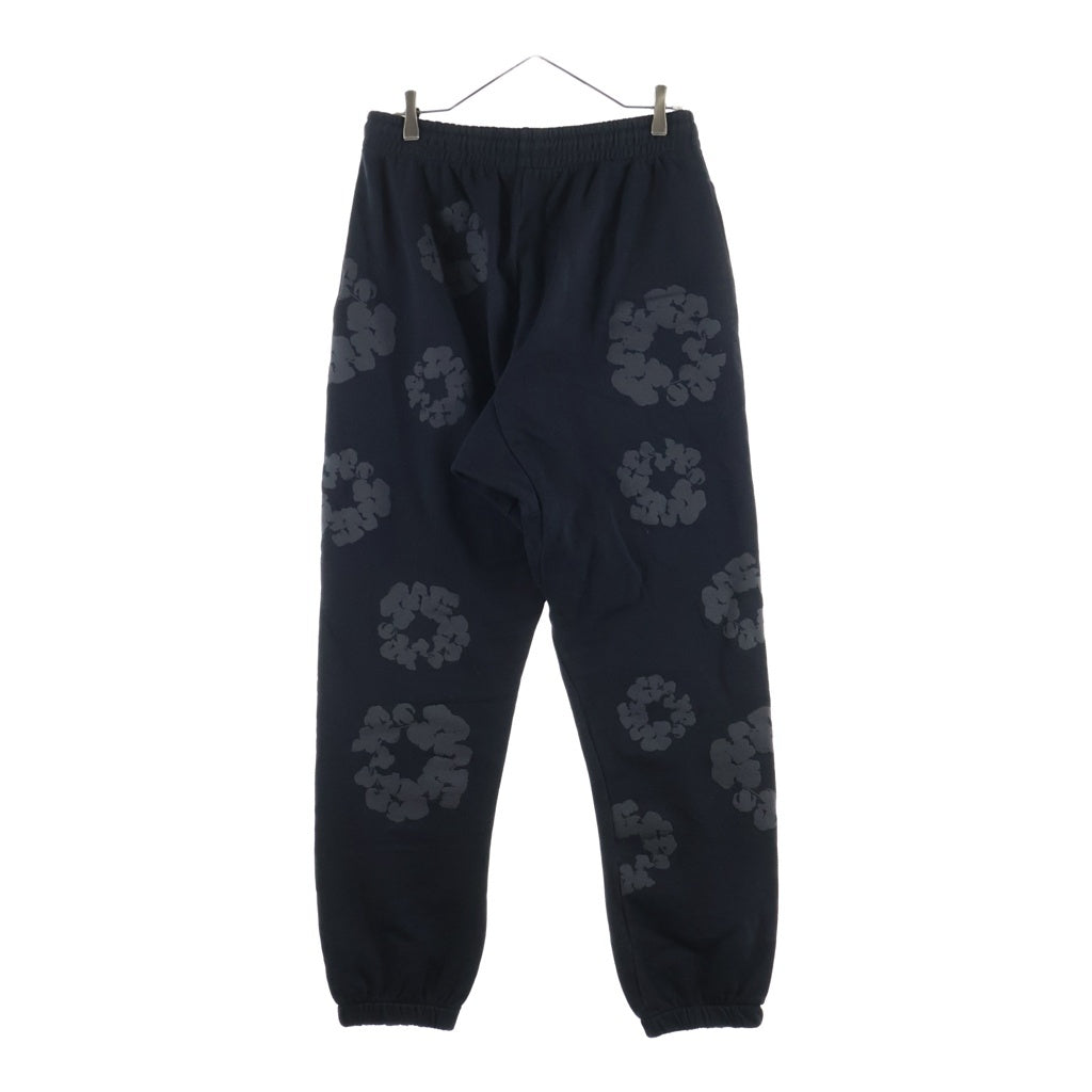 DENIM TEARS(デニムティアーズ) The Cotton Wreath Sweat Pants コットンリース スウェットパンツ ブラック