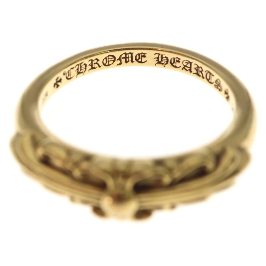 CHROME HEARTS(クロムハーツ) 22K BABYCLSC ベイビークラシック フローラルクロスリング ゴールド BCA391 レディース