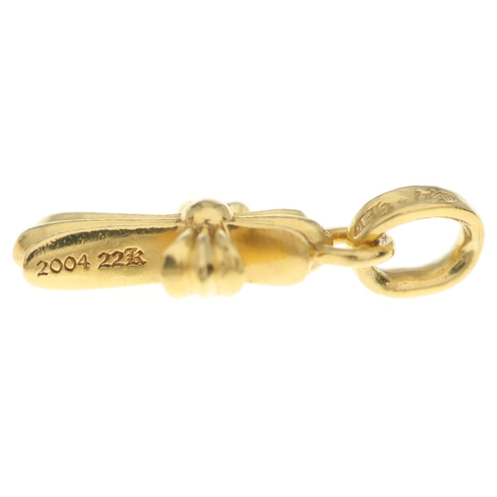 CHROME HEARTS(クロムハーツ) 22K CRS BBYFAT ベイビーファットクロス ペンダントトップ ゴールドBCA037