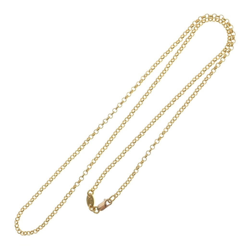 CHROME HEARTS(クロムハーツ) 22K NECKCHAIN R20 ロールチェーンネックレス 20inch ゴールド BCA011