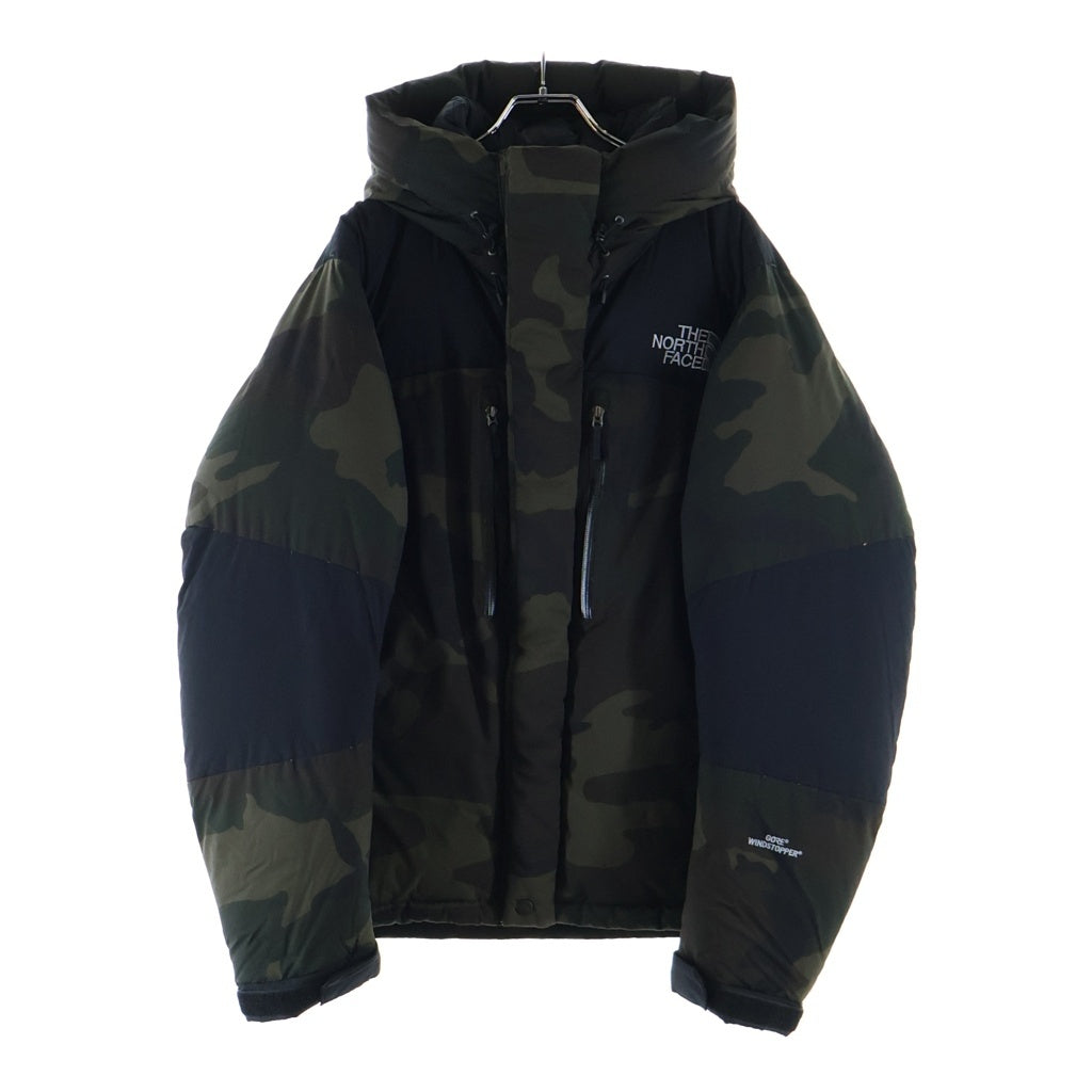 THE NORTH FACE(ザノースフェイス) カモフラ 迷彩総柄 ノベルティ バルトロライト ダウンジャケット カーキ ND91720
