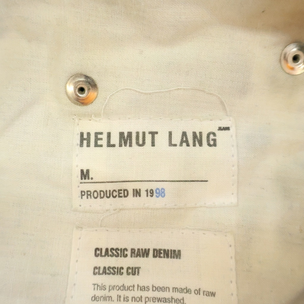 HELMUT LANG(ヘルムートラング) 90s 本人期 ボタンフライ ストレートデニムパンツ インディゴ