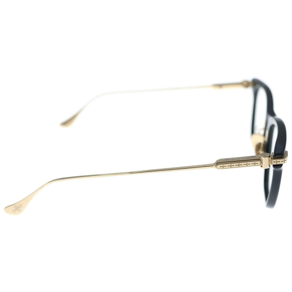 CHROME HEARTS(クロムハーツ) SLAG Plated サイドクロス サングラス アイウェア 眼鏡 ブラック/ゴールド