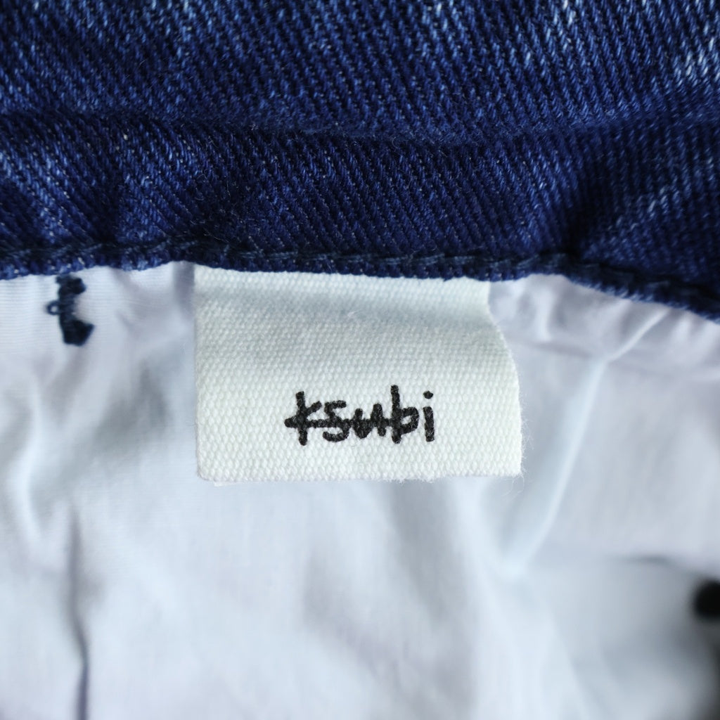 KSUBI(スビ) VAN WINKLE JEAN TRASHED DREAM ヴァン ウィンクル ダメージ加工 デニムパンツ ブルー 1000062582