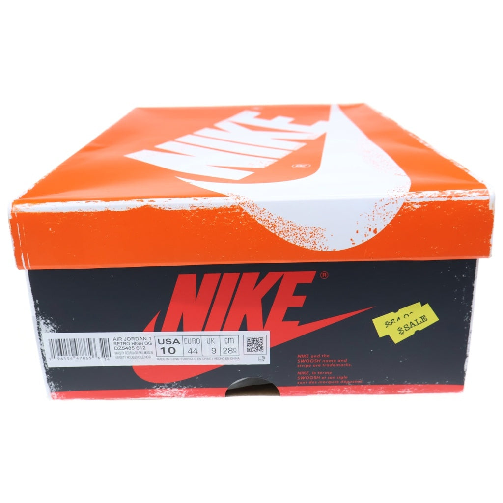 NIKE(ナイキ) AIR JORDAN 1 HIGH OG CHICAGO LOST & FOUND エアジョーダン1 ハイ ロスト アンド ファウンド ハイカットスニーカー レッド/ホワイト US10/28.0cm DZ5485-612