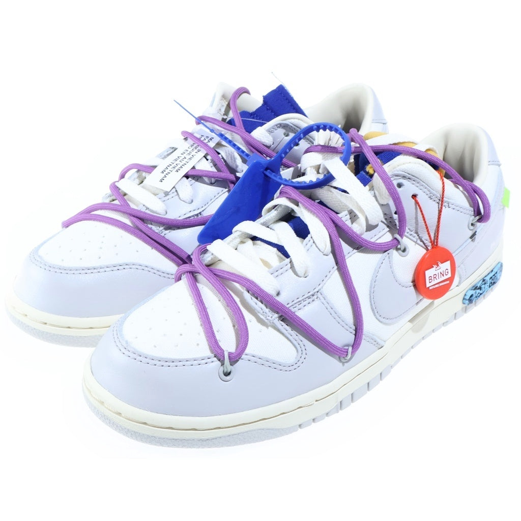 NIKE(ナイキ) ×Off-White Dunk Low1 of 50 Lot.48 オフホワイト ダンク ローカットスニーカー グレー US10/28cm DM1602-107