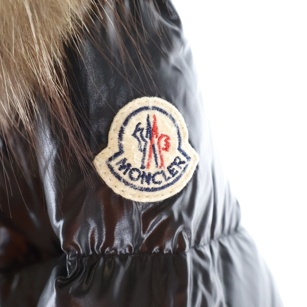 MONCLER(モンクレール) APHIA DOWN COAT ダウンコート リアルファー フード付き ブラック B20934989225 68950 レディース