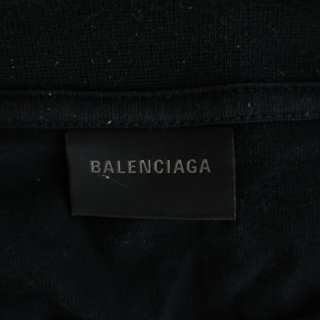 BALENCIAGA(バレンシアガ) Hand Drawn T-SHIRT ハンドドローイング 半袖Tシャツ カットソー 両面ロゴプリント ブラック 641675 TOVO5