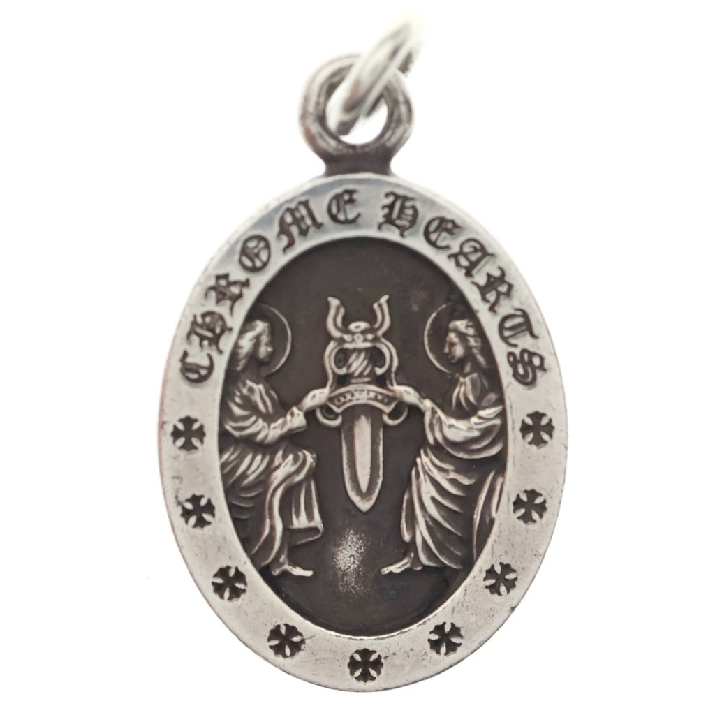CHROME HEARTS(クロムハーツ) ANGEL MEDAL OVAL オーバルエンジェルメダル ペンダントトップ シルバー BCA207