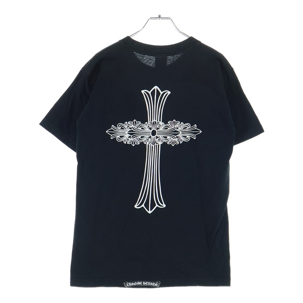 CHROME HEARTS(クロムハーツ) OLD FLORAL オールドフローラル バッグプリント半袖Tシャツ ブラック