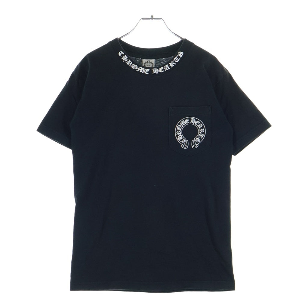 CHROME HEARTS(クロムハーツ) OLD FLORAL オールドフローラル バッグプリント半袖Tシャツ ブラック