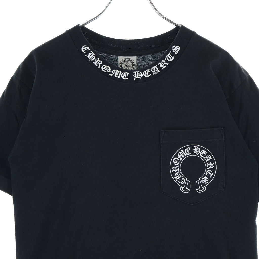 CHROME HEARTS(クロムハーツ) OLD FLORAL オールドフローラル バッグプリント半袖Tシャツ ブラック