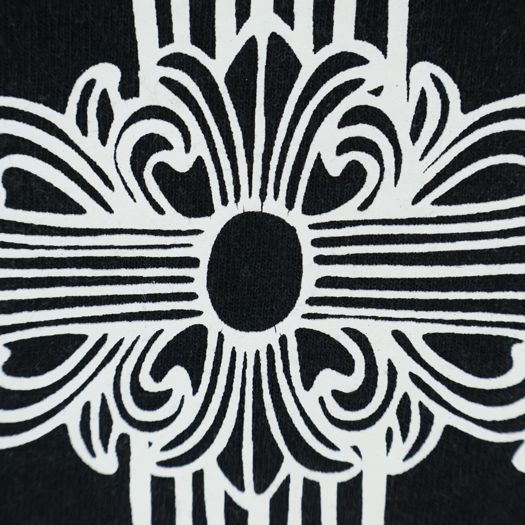 CHROME HEARTS(クロムハーツ) OLD FLORAL オールドフローラル バッグプリント半袖Tシャツ ブラック