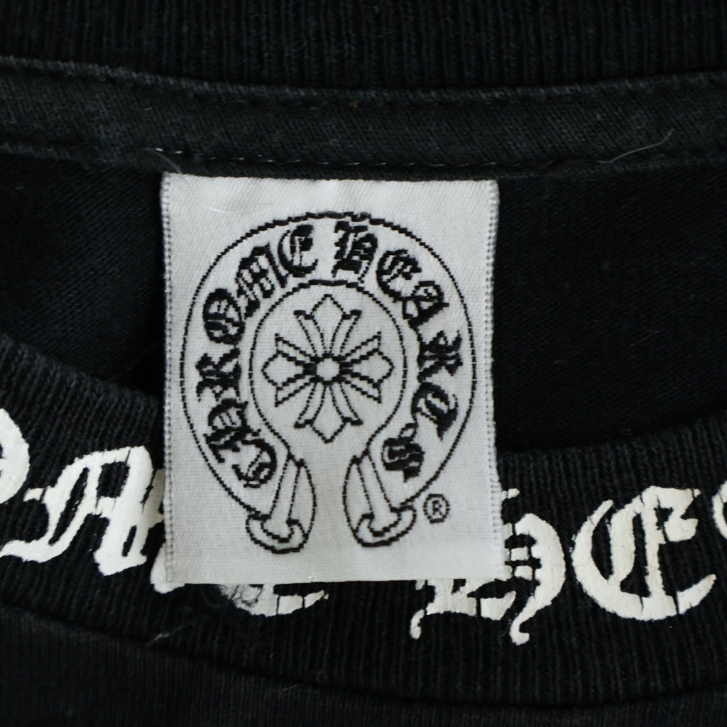 CHROME HEARTS(クロムハーツ) OLD FLORAL オールドフローラル バッグプリント半袖Tシャツ ブラック