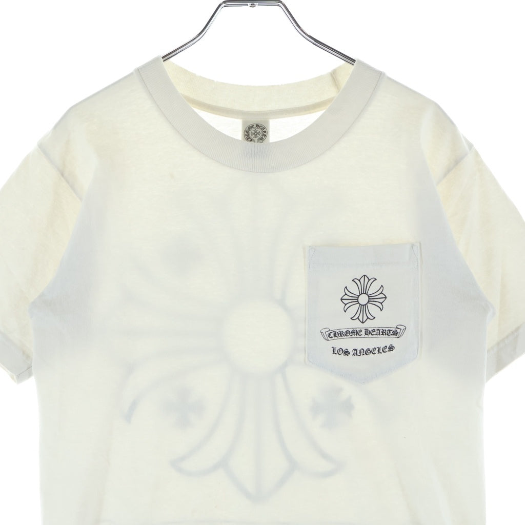 CHROME HEARTS(クロムハーツ) OLD CH PLUS オールド ロサンゼルス バックCH プラス プリント 半袖Tシャツ カットソー ホワイト