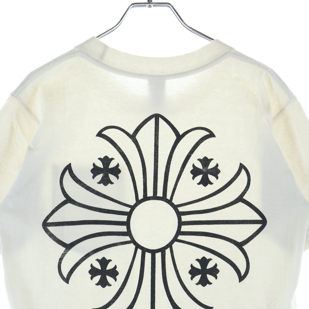 CHROME HEARTS(クロムハーツ) OLD CH PLUS オールド ロサンゼルス バックCH プラス プリント 半袖Tシャツ カットソー ホワイト