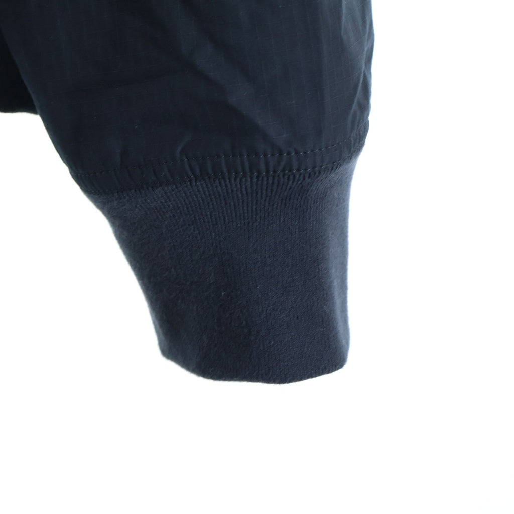 DRKSHDW(ダークシャドウ) 25SS GIMP FLIGHT BOMBER ギンプフライトボンバージャケット テンセルリップストップジップアップフーデットMA-1ジャケット ブラック DU01E3772-NR