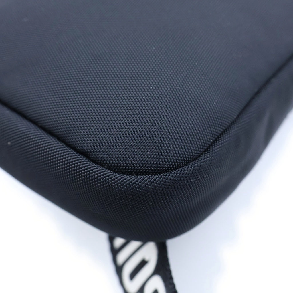 DSQUARED2(ディースクエアード) Logo Shoulder Bag ロゴストラップ ショルダーバッグ ブラック D2CBM00491680