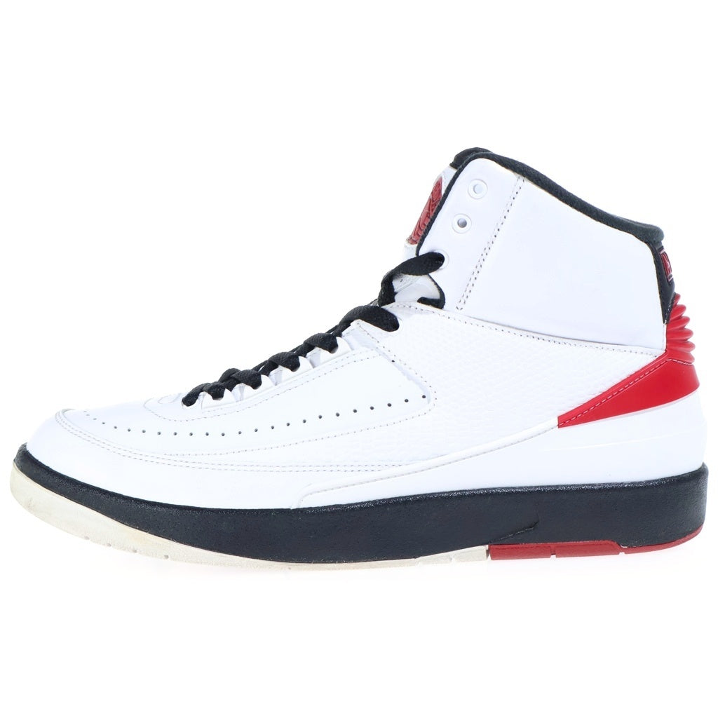 NIKE(ナイキ) AIR JORDAN 2 CHICAGO 2022 エアジョーダン2 OG シカゴ ハイカットスニーカー ホワイト/レッド US10/28.0cm DX2454-106