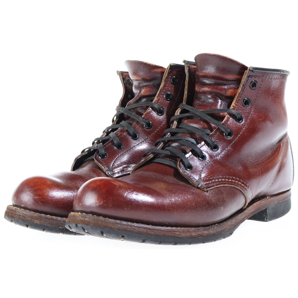 RED WING(レッド ウイング) BECKMAN BOOTS ベックマン ブラックチェリー ハイカットレザーブーツ ブラウン US7 1/2 9011