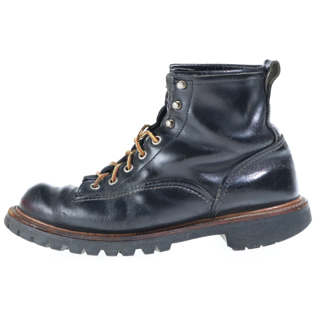 RED WING(レッド ウイング) LINEMAN ラインマン ハイカットレザーブーツ ブラック US7 1/2 2934