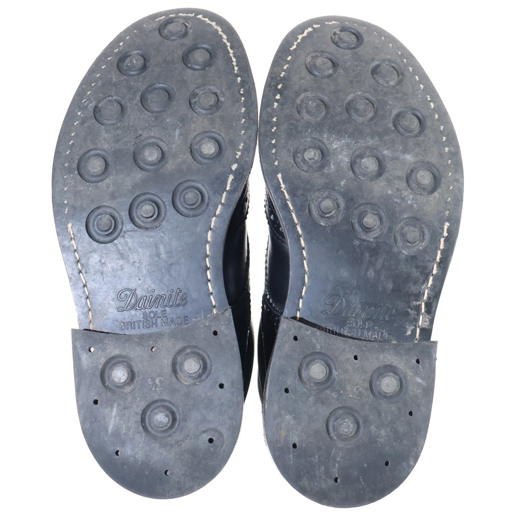 Tricker's(トリッカーズ) MALTON COMMANDO SOLE マルトン コマンドソール ウイングチップ レースアップ レザー カントリーブーツ ブラック 3 7/8 M2508