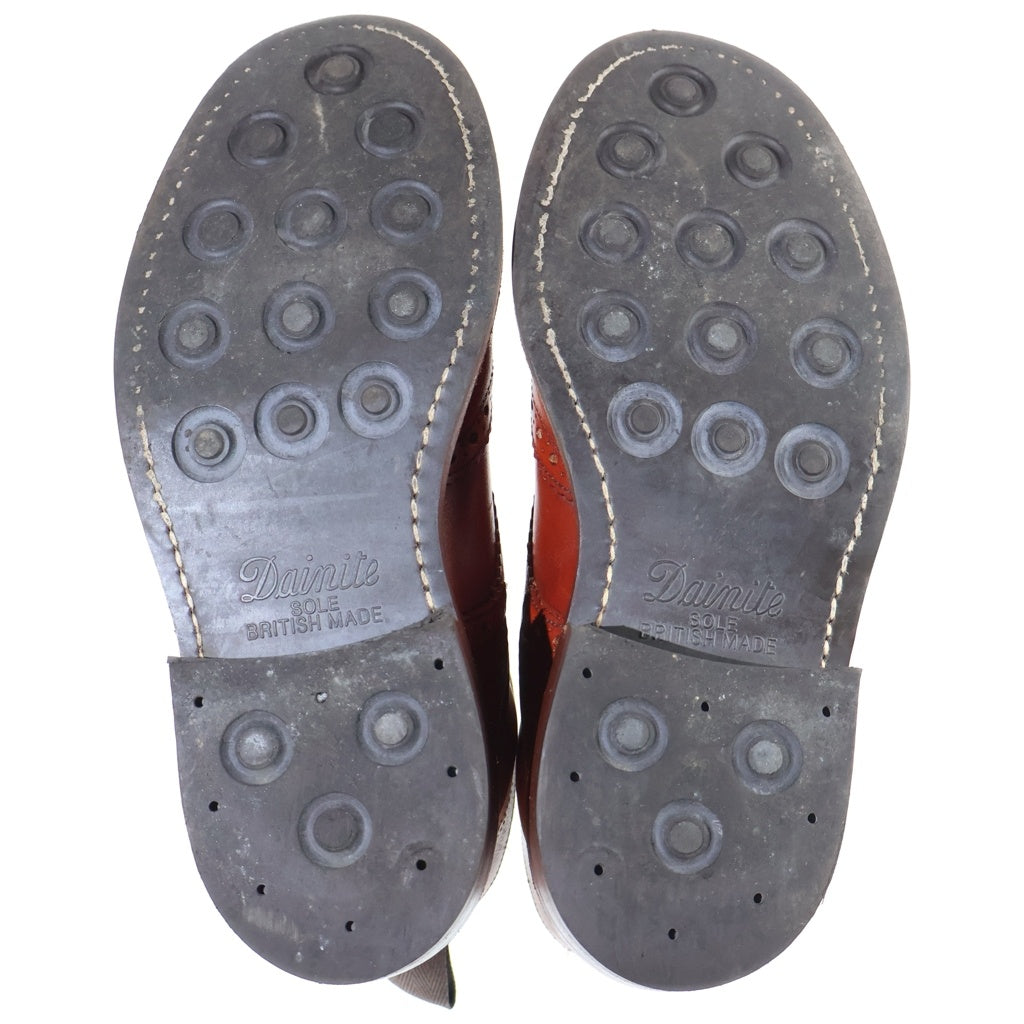 Tricker's(トリッカーズ) MALTON COMMANDO SOLE マルトン コマンドソール ウイングチップ レースアップ レザー カントリーブーツ ブラウン M2508