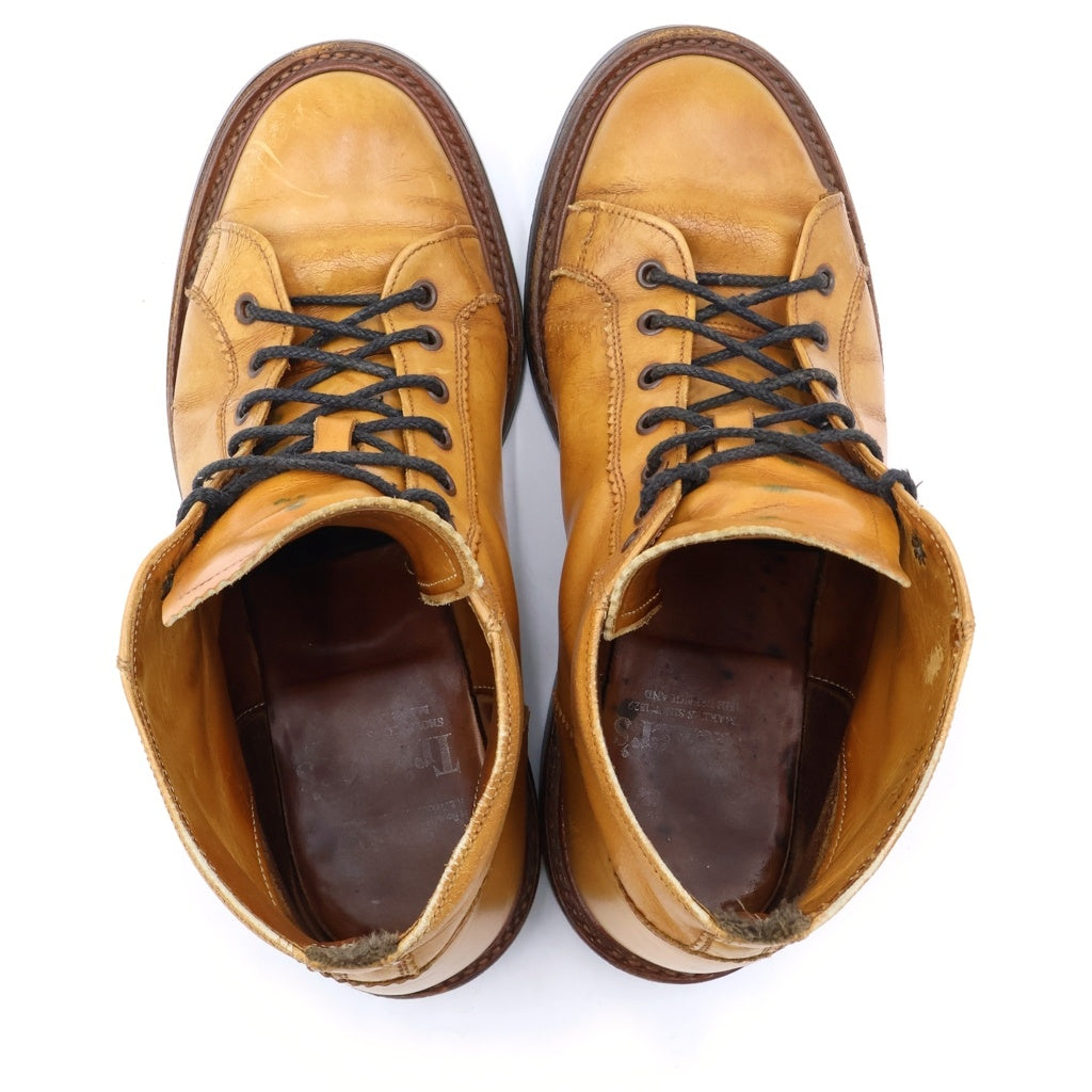 Tricker's(トリッカーズ) MONKY BOOTS モンキーブーツ ミドルカットレザーブーツ ブラウン M6077