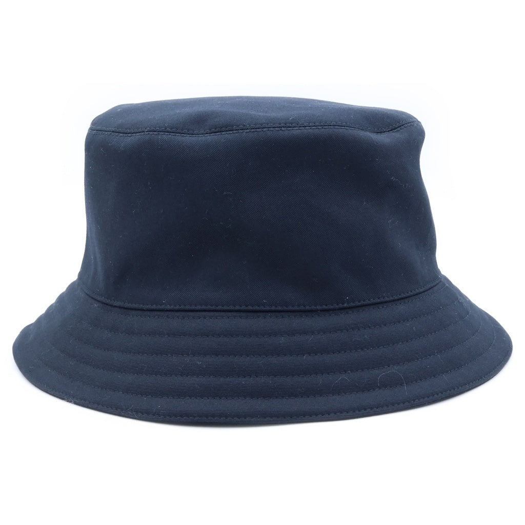HERMES(エルメス) FRED H STRIPE Hストライプ バケットハット 帽子 ブラック H242069N