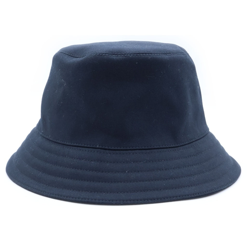 HERMES(エルメス) FRED H STRIPE Hストライプ バケットハット 帽子 ブラック H242069N