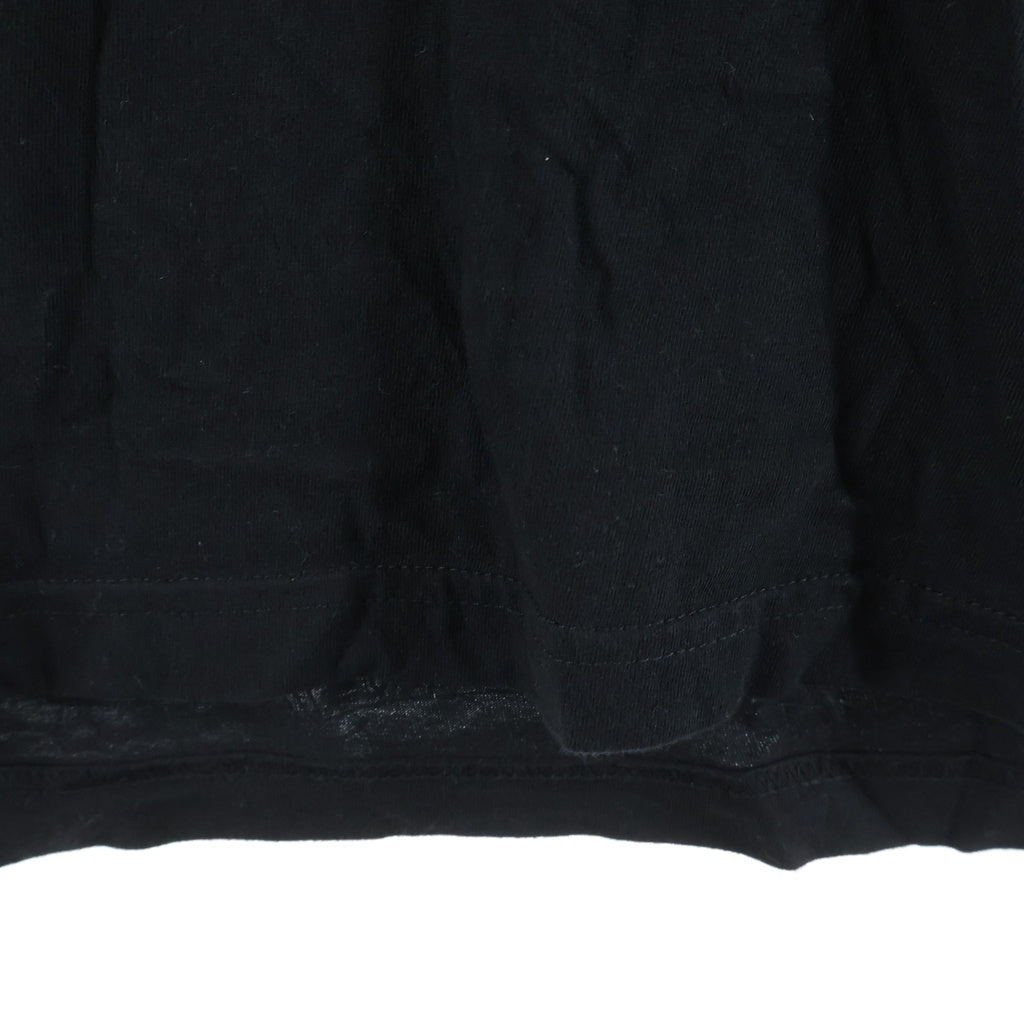 CHROME HEARTS(クロムハーツ) NECK LOGO S/S TEE ネックロゴプリント チェストポケット クルーネック半袖Tシャツ カットソー ブラック